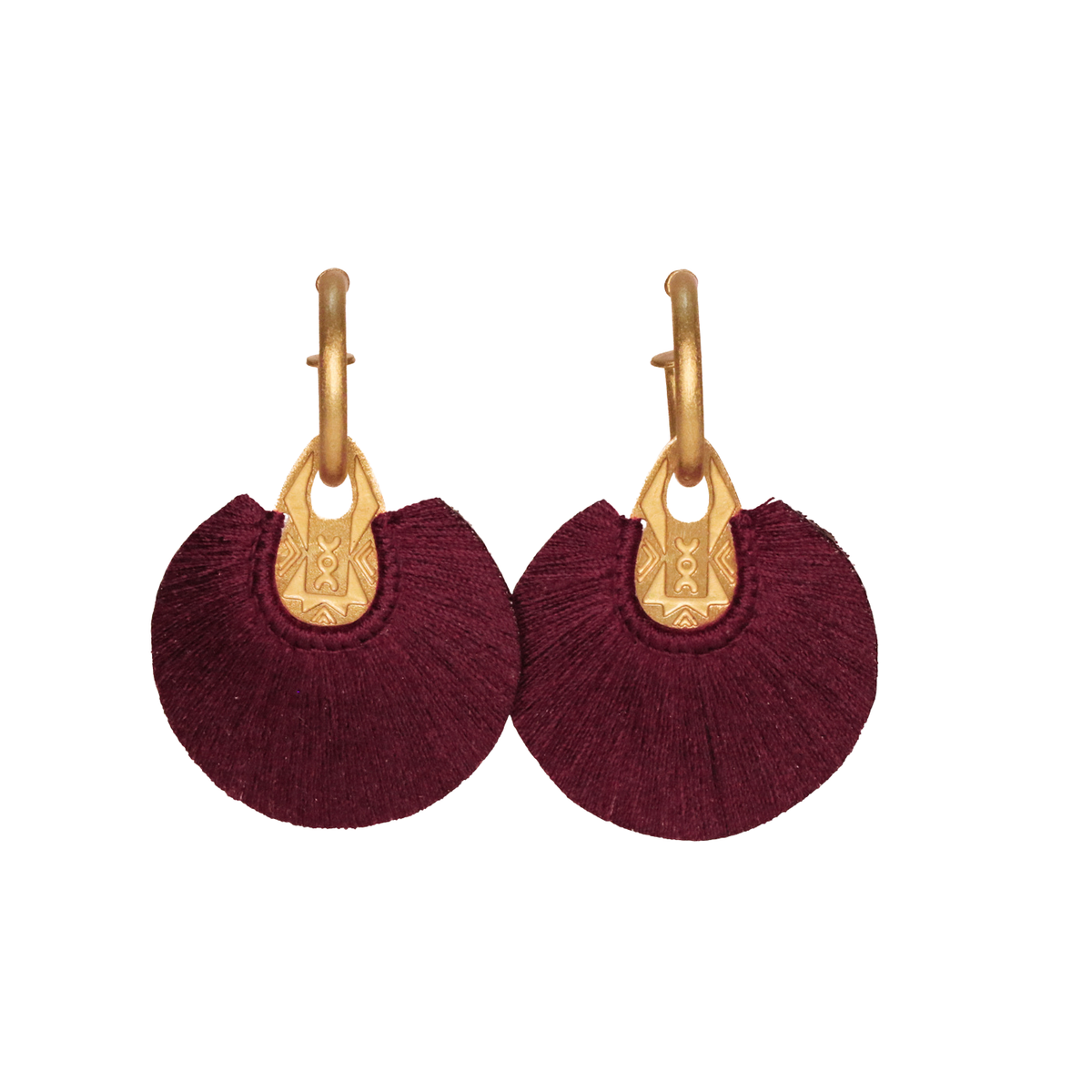 Hujan Gold Hoop Earrings