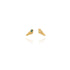 gold shell stud earrings, asymmetrical earrings with turquoise, handmade earrings jewelry online chicago 