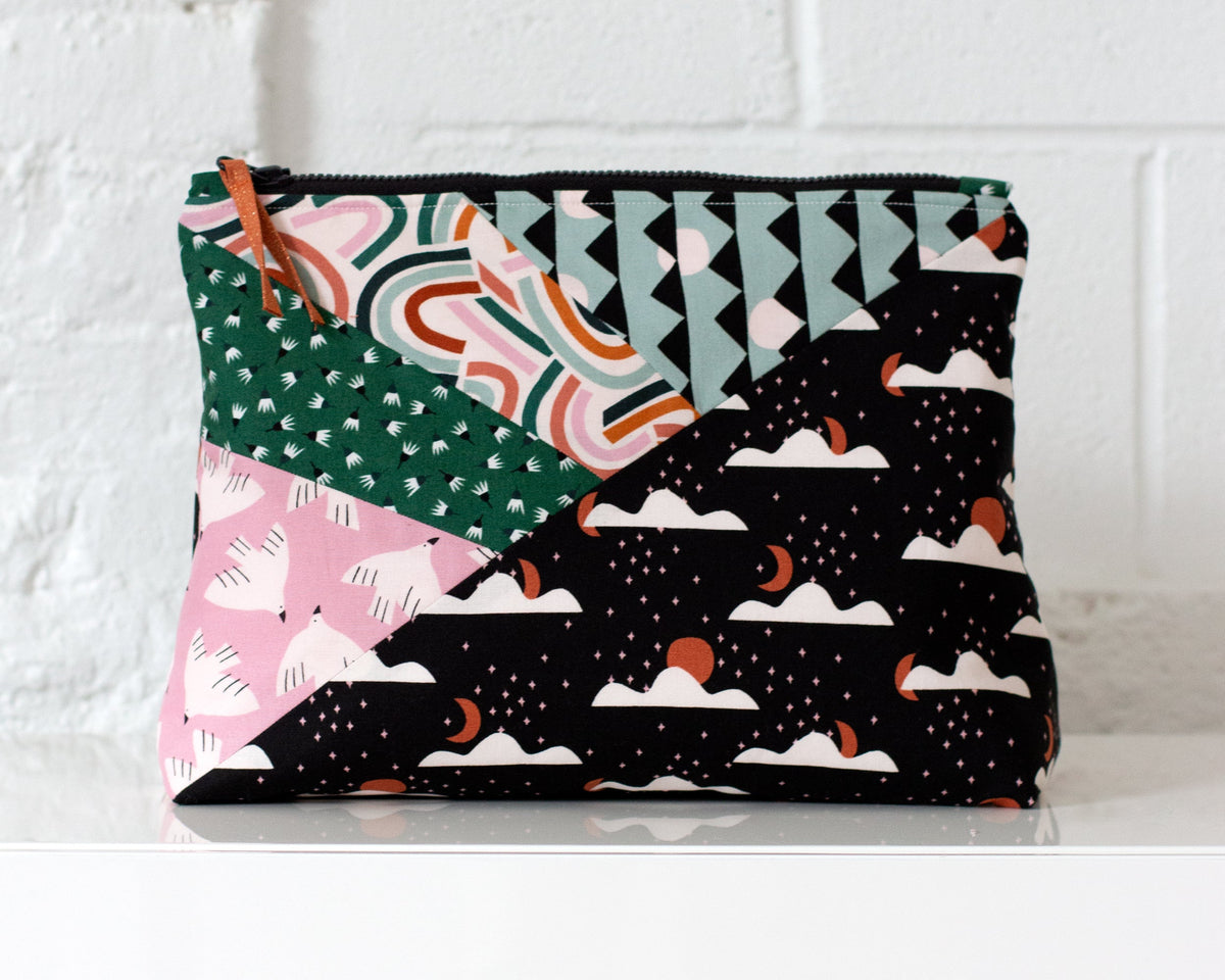 Sky Show Fat Quarters Quilters Weight Organic Cotton