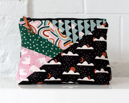 Sky Show Fat Quarters Quilters Weight Organic Cotton