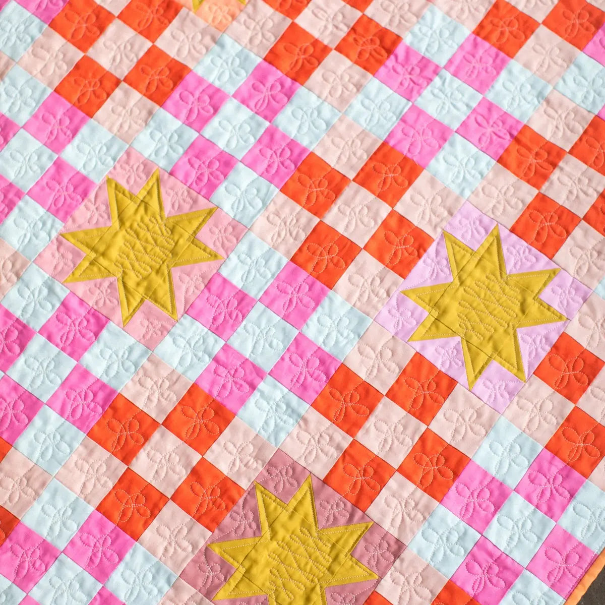 Campfire Glow Quilt Pattern - Printed