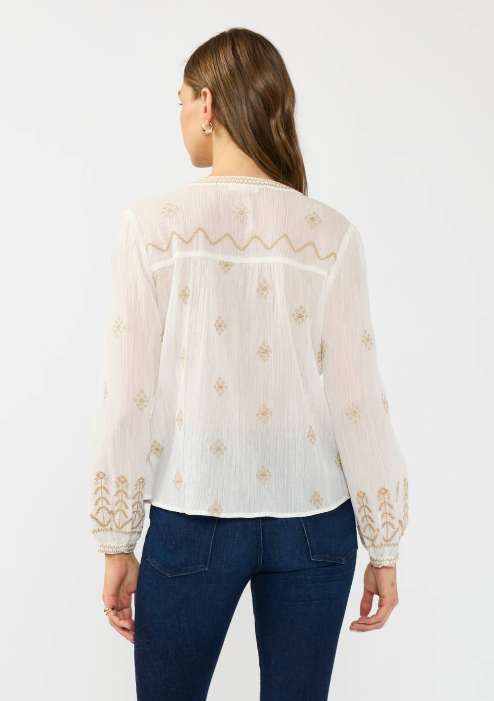 The Marigold Embroidered Blouse