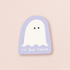 Ghost-shaped card with &