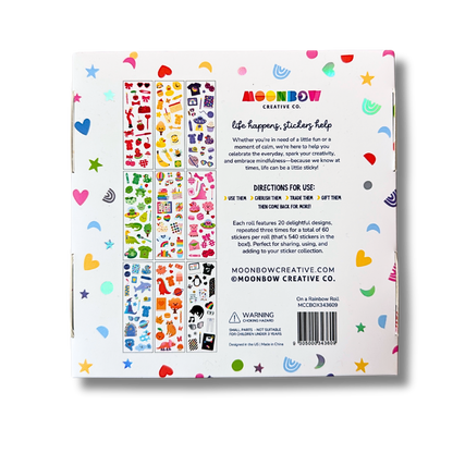 Sticker Roll Box: On a Rainbow Roll Edition