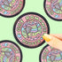 Sticker with &