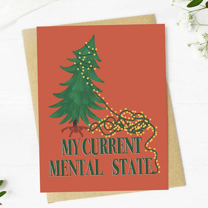 My Current Mental State | Funny Christmas Card
