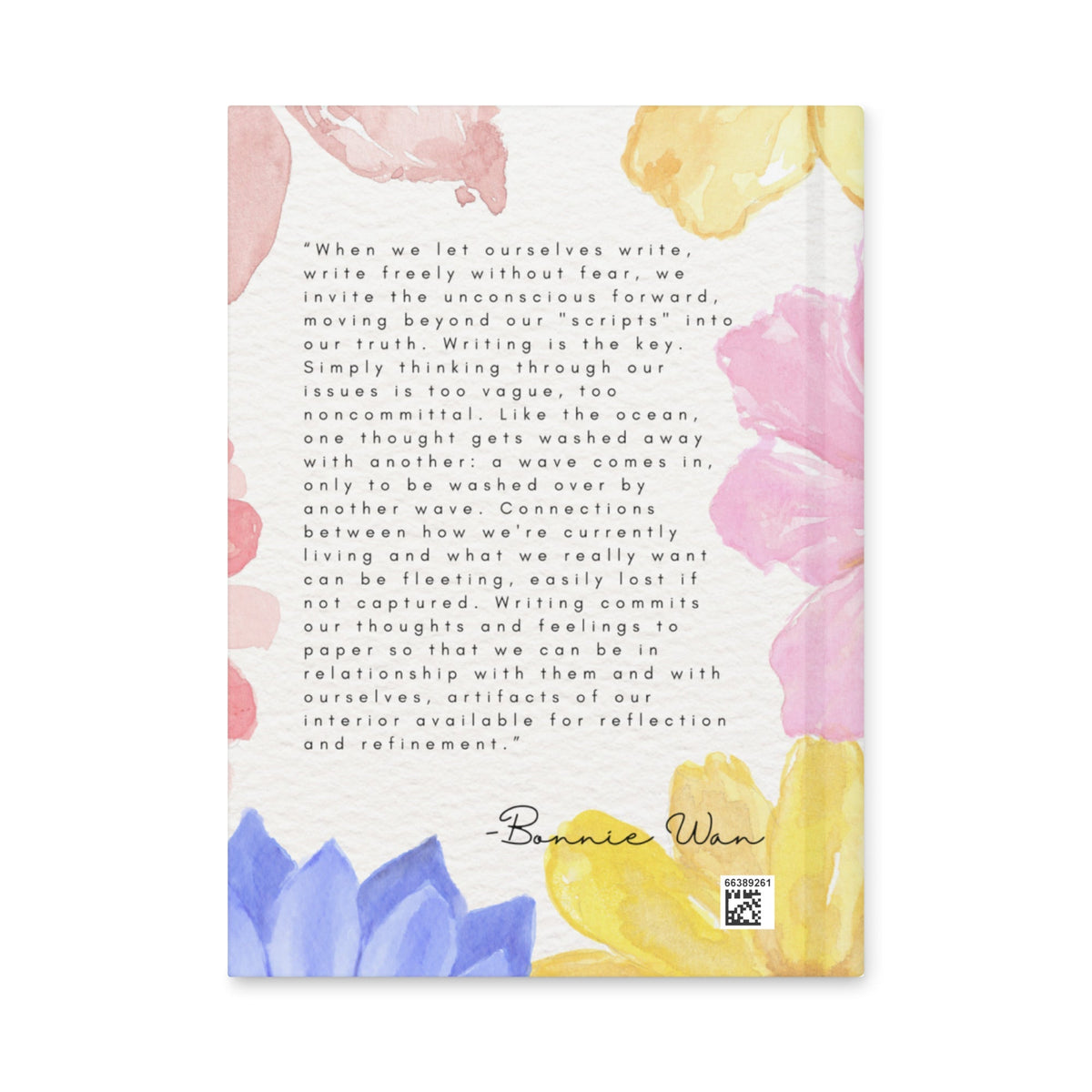 Elixir Floral Hardcover Daily Journal - Elixir Mind Body Boutique