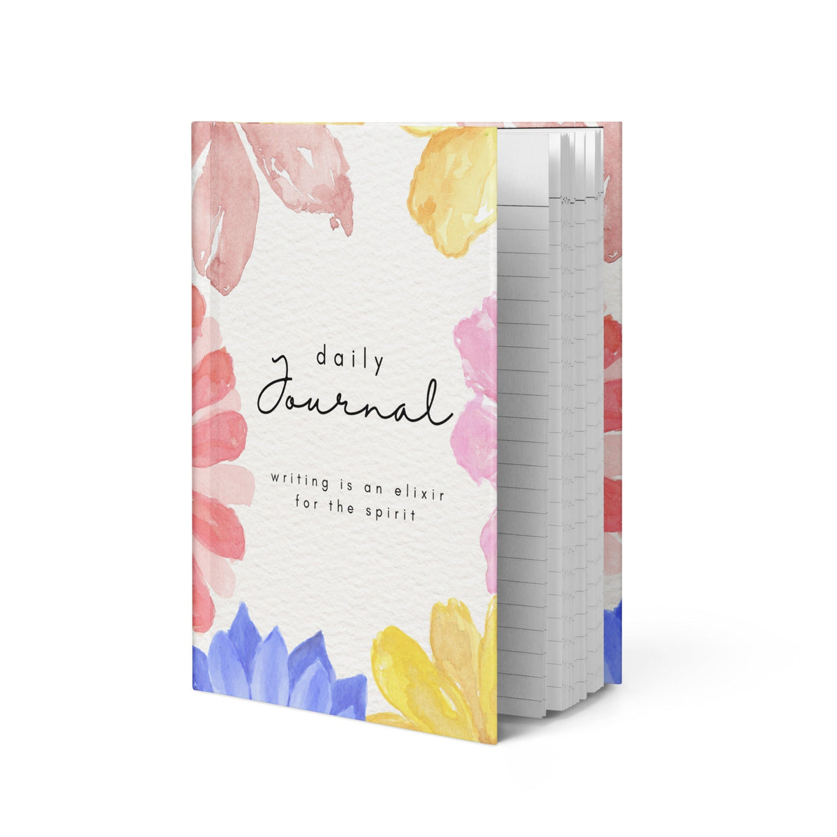 Elixir Floral Hardcover Daily Journal - Elixir Mind Body Boutique