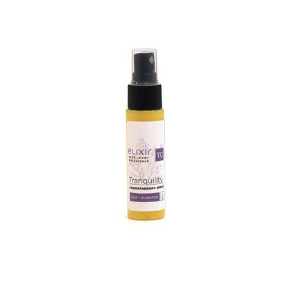 Elixir Mind Body Botanicals Tranquility Aromatherapy Spray is available at Elixir Mind Body Boutique