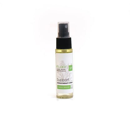 Elixir Mind Body Botanicals Support Aromatherapy Spray is available at Elixir Mind Body Boutique