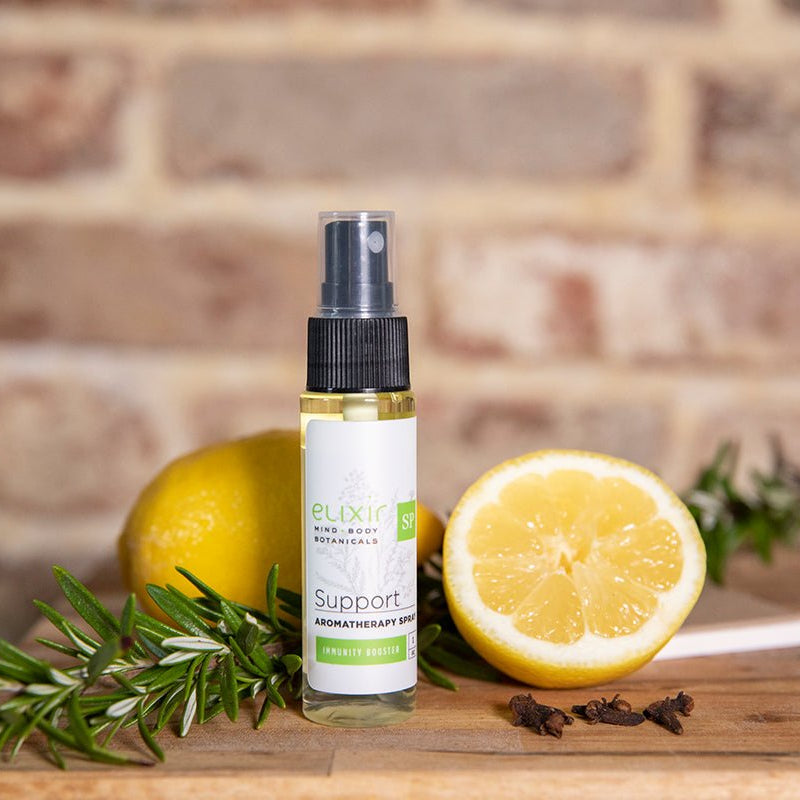 Elixir Mind Body Botanicals Support Aromatherapy Spray available at Elixir Mind Body Boutique