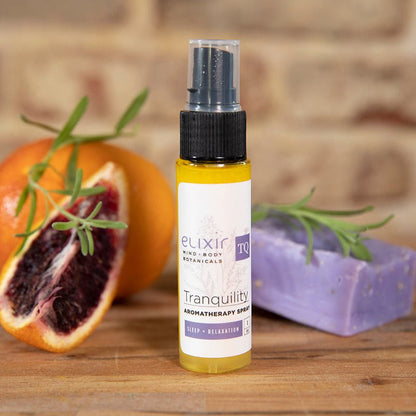 Elixir Mind Body Botanicals Tranquility Aromatherapy Spray avaialable at Elixir Mind Body Boutique
