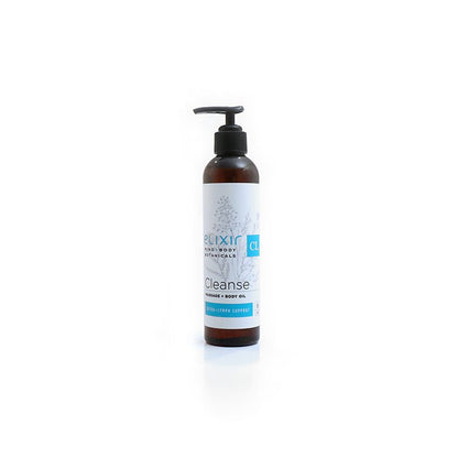 Elixir Mind Body Botanicals Cleanse Massage + Body Oils available at Elixir Mind Body Boutique