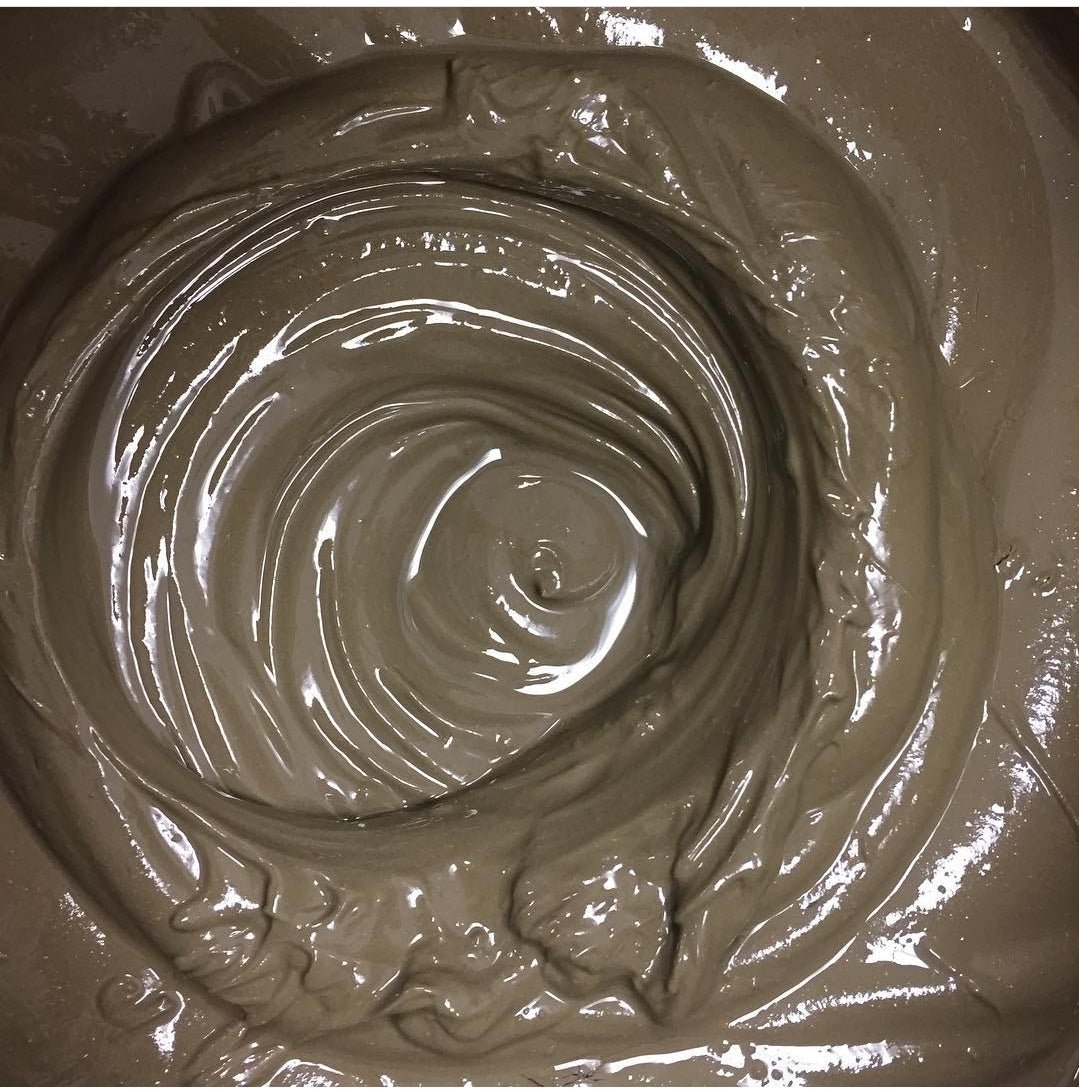 Close-up of Elixir Mind Body Botanicals Mineral Mud Mask available at Elixir Mind Body Boutique