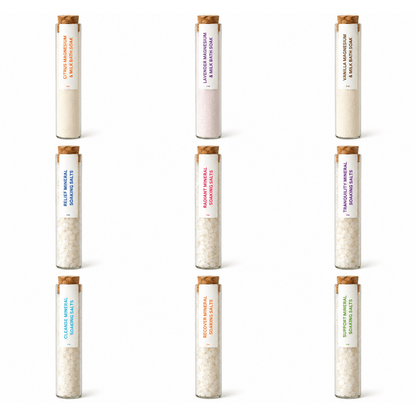 Elixir Mineral Bath Apothecary Vials - Elixir Mind Body Boutique