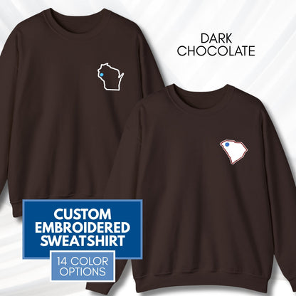 embroidered-blue-dot-red-state-crewneck-sweatshirt-custom-location-political-activist-pullover-dark-chocolate