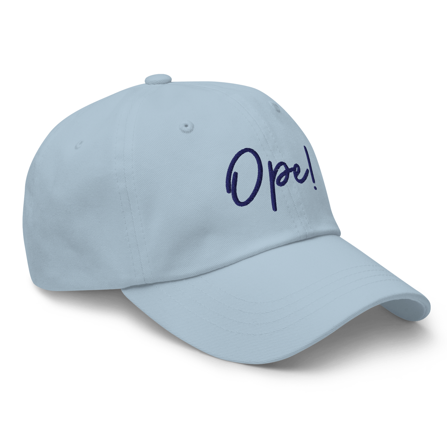 Embroidered "Ope!" Dad Hat | Funny Midwest Slang Baseball Cap | Relatable Gift - Heartland Stitch