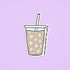 Emotional support iced coffee sticker - MangoIllustrated - Sticker