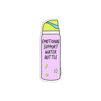 Emotional support water bottle sticker - MangoIllustrated - Sticker