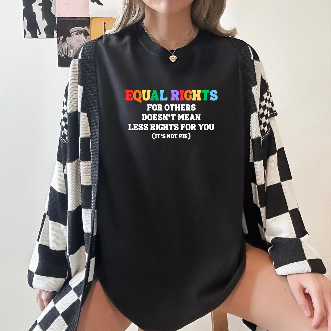 Equal Rights for Others T-Shirt | It’s Not Pie Rainbow Equality Tee
