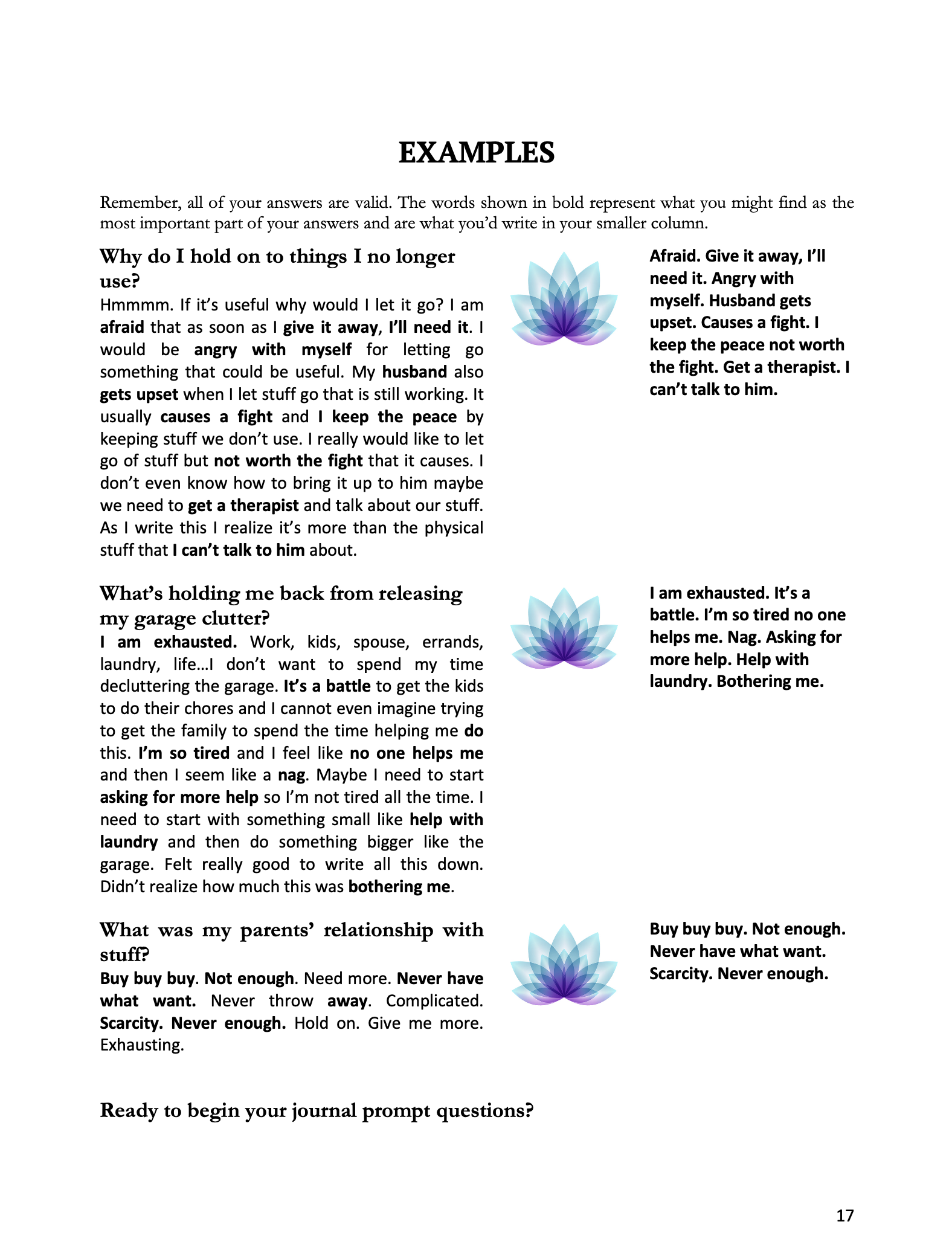 Clear Mental Clutter: 365 Journal Prompts to Calm Your Mind