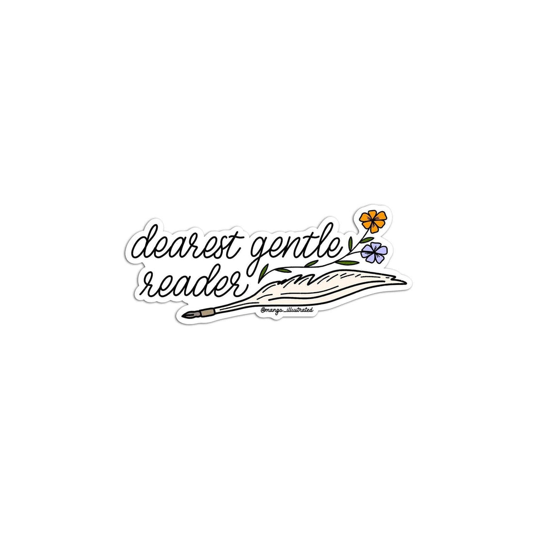 Sticker with &