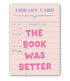 Library card design with &
