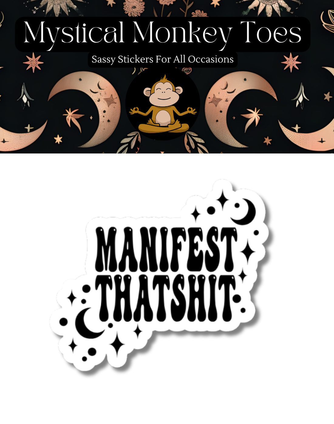 Sticker with &