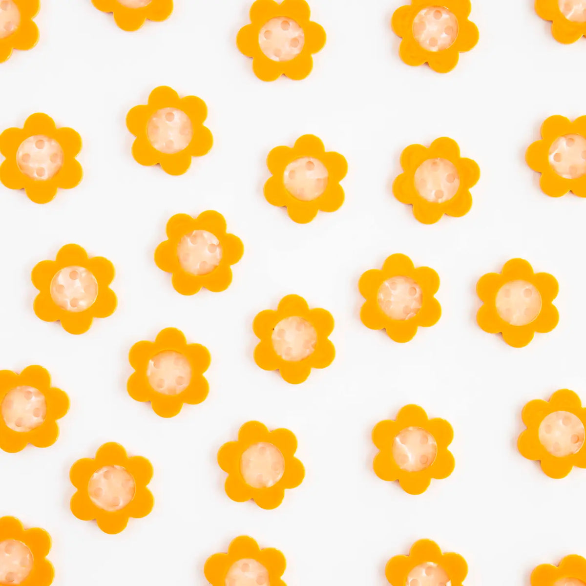 Yellow Daisy Large 1" Buttons