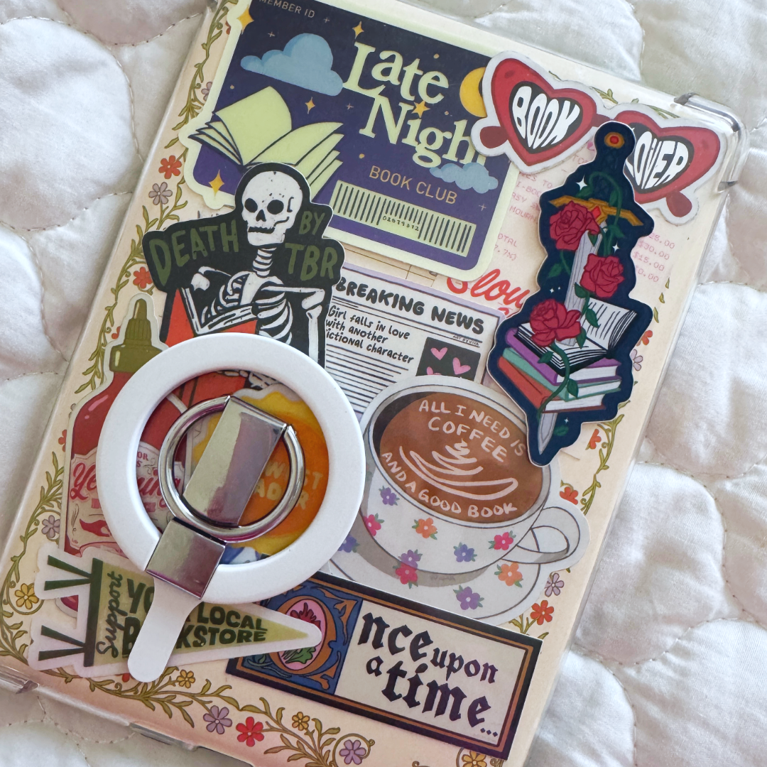 Fantasy Floral Sword Sticker | Fantasy Book Lover Sticker
