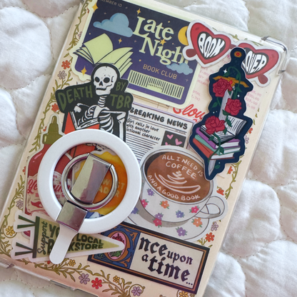 Fantasy Floral Sword Sticker | Fantasy Book Lover Sticker