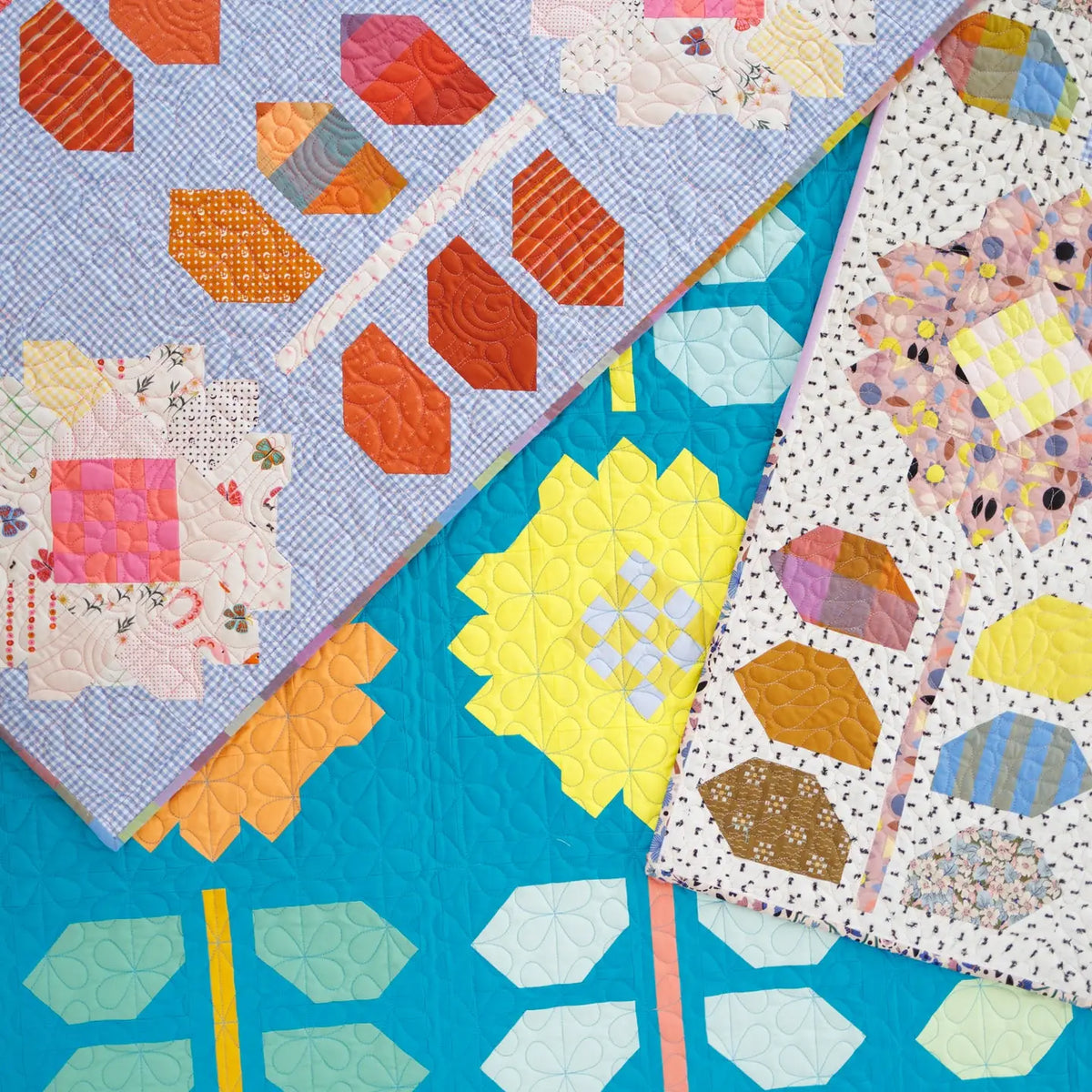Petal Patch Quilt Pattern - Printed