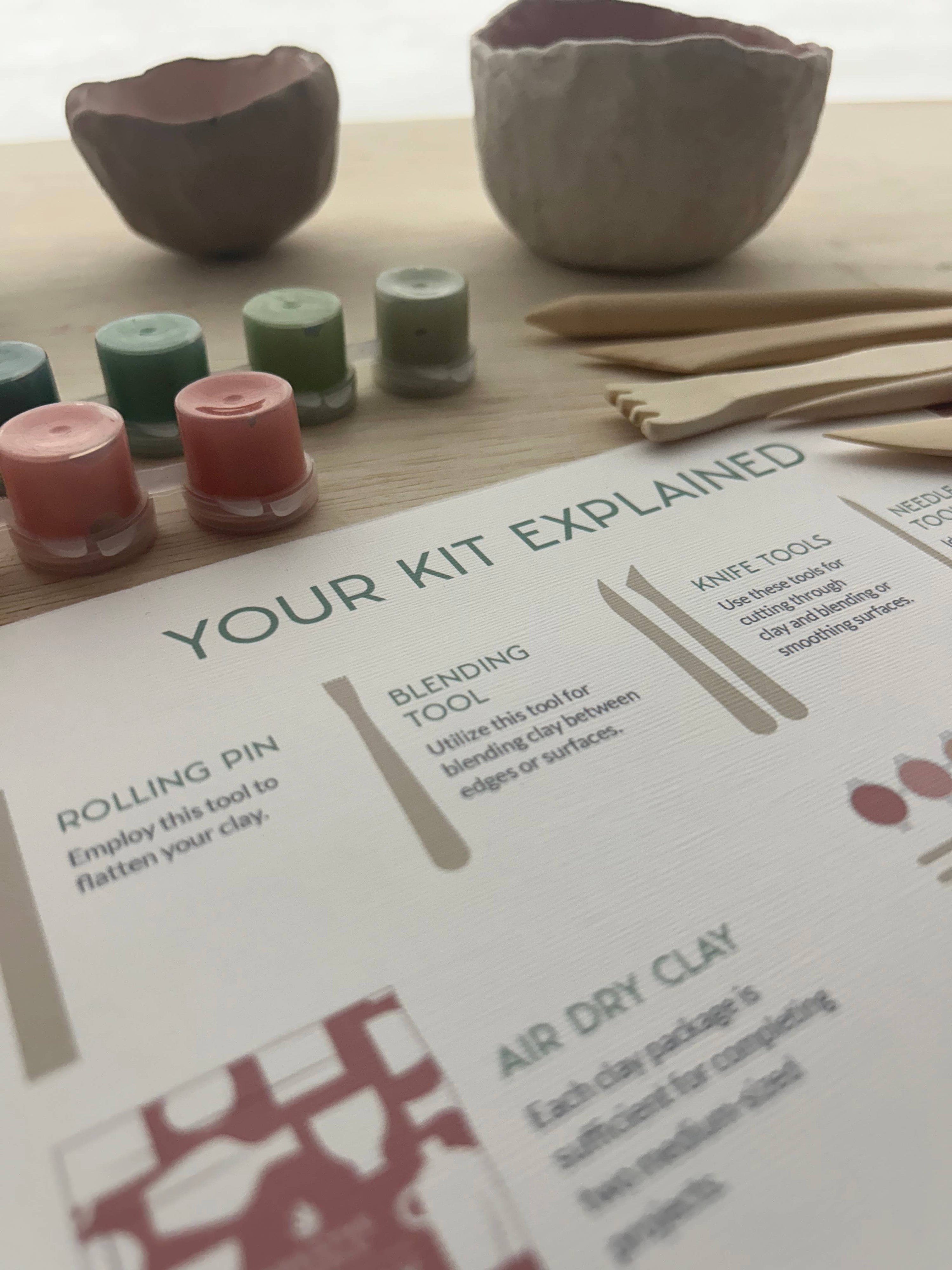 Deluxe Clay Date Activity Kit- Clay Kit for Two