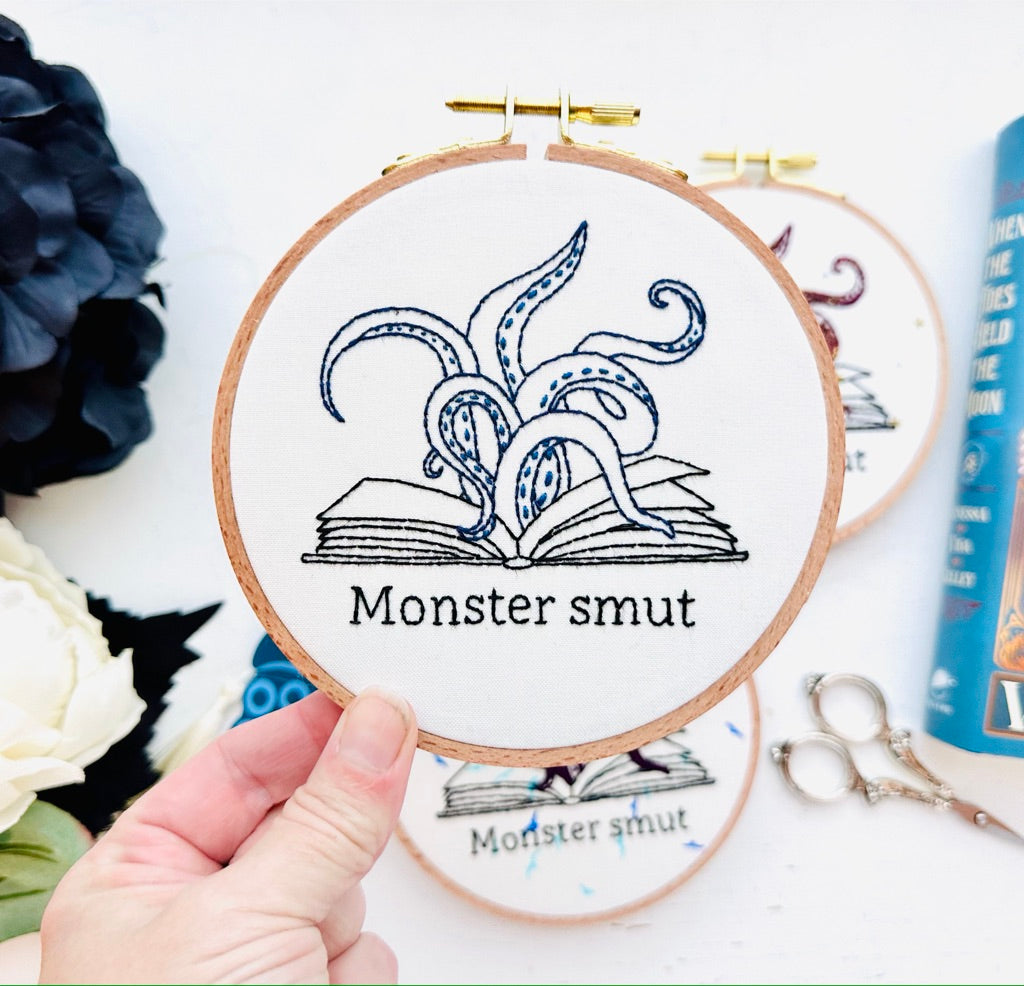 Monster smut Embroidery // PDF Pattern Download 5” hoop