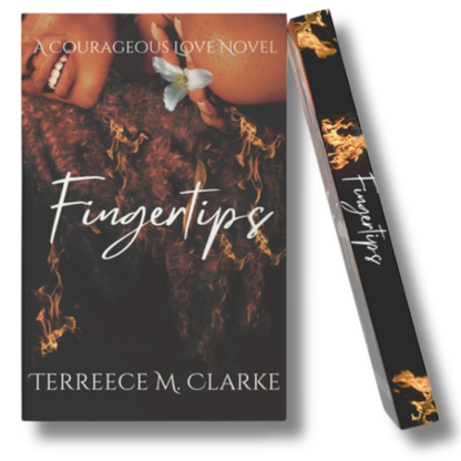 Fingertips, A Courageous Love Novel | Signed by Author Printed edges