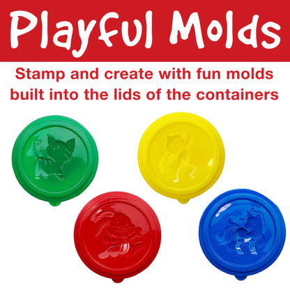 Little Creatives Modeling Dough 4Ct, 2 Varieties