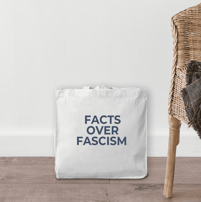 Facts Over Fascism Tote