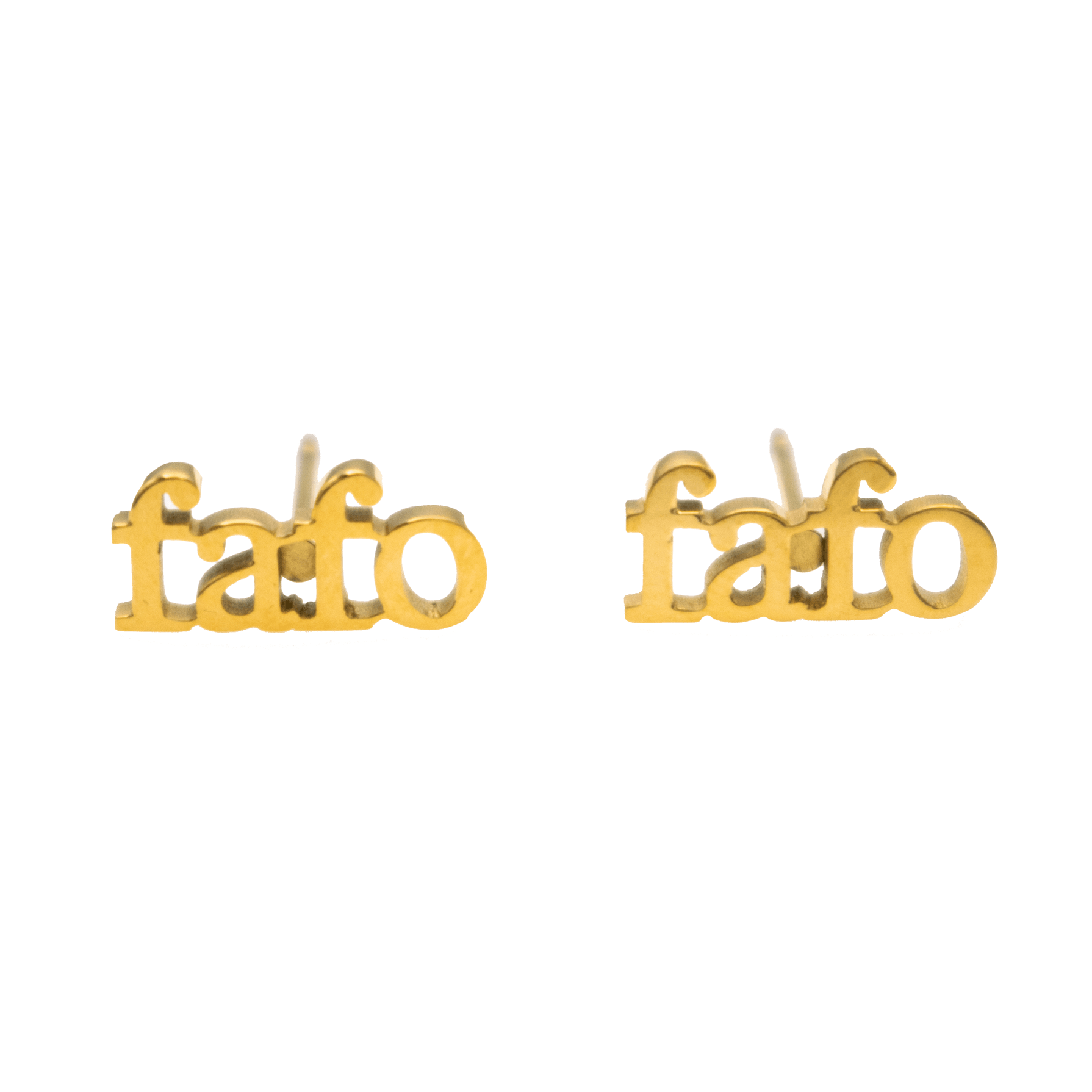 FAFO Acronym Earring Set - Babe co.