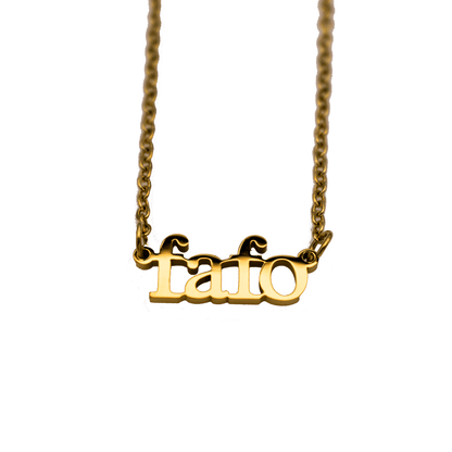 FAFO Acronym Cutout Necklace *pre-order* - Babe co.