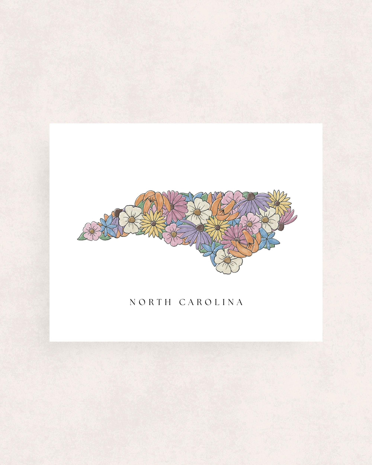 State Flowers Print