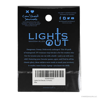Official Lights Out Sticker Pack (10 Decals)
