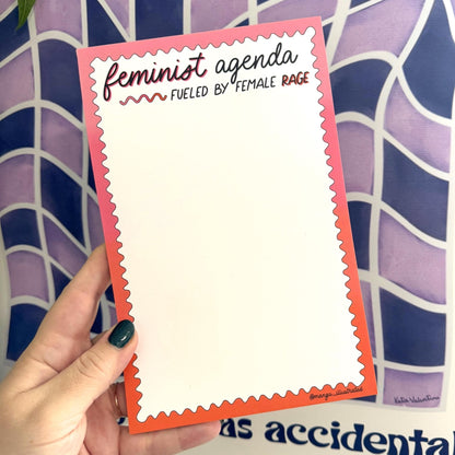 Feminist agenda notepad - MangoIllustrated - Notepad