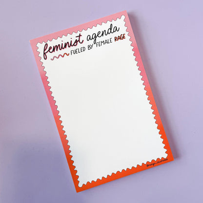 Feminist agenda notepad - MangoIllustrated - Notepad