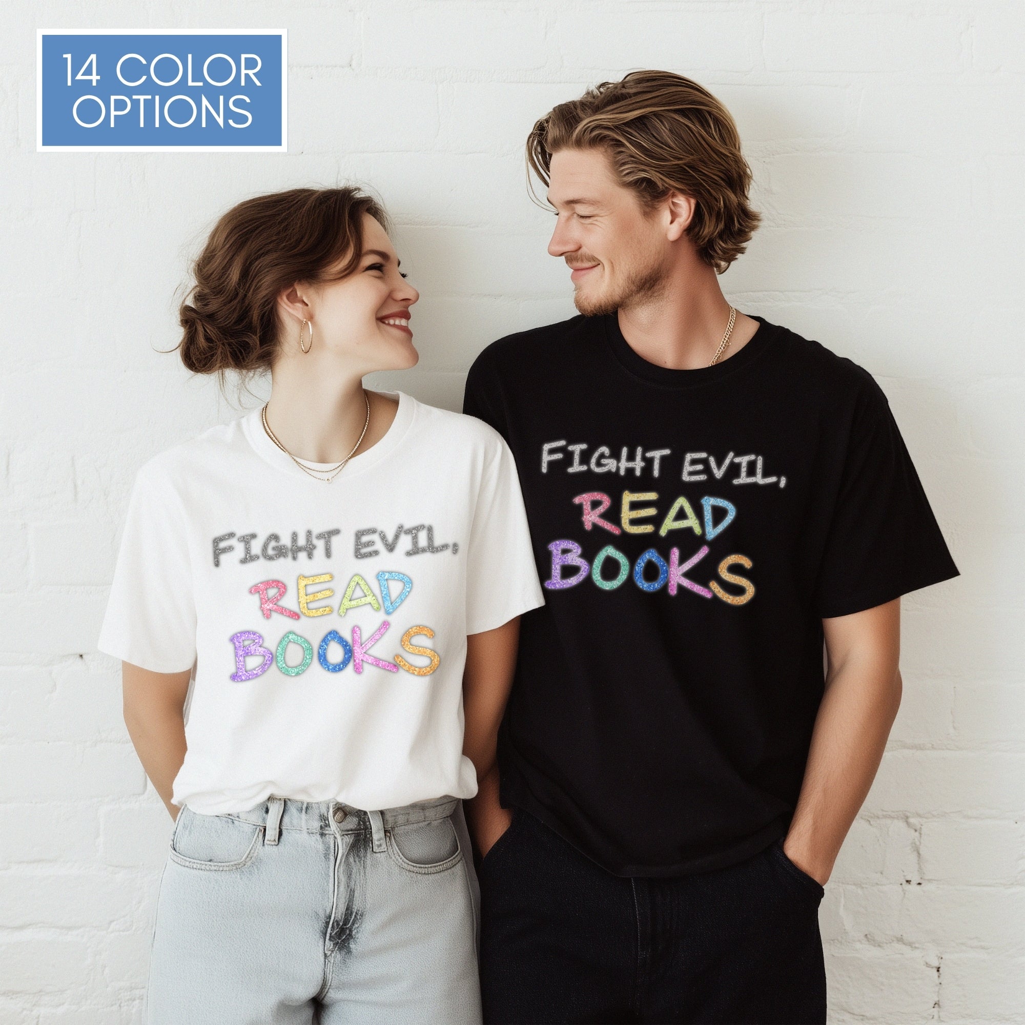 fight-evil-read-books-unisex-tshirt-colorful-literary-graphic-tee-bookish-apparel-comfort-colors