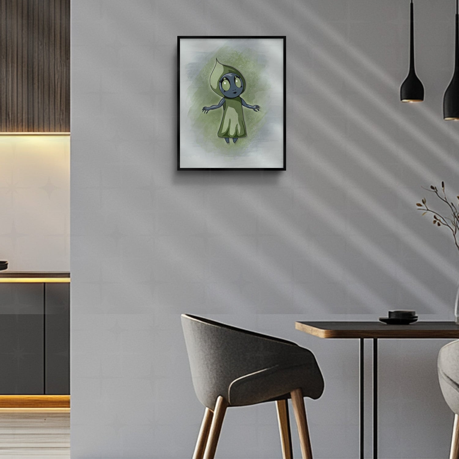 Little Flatwoods Monster Art Print