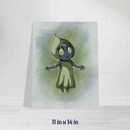 Little Flatwoods Monster Art Print