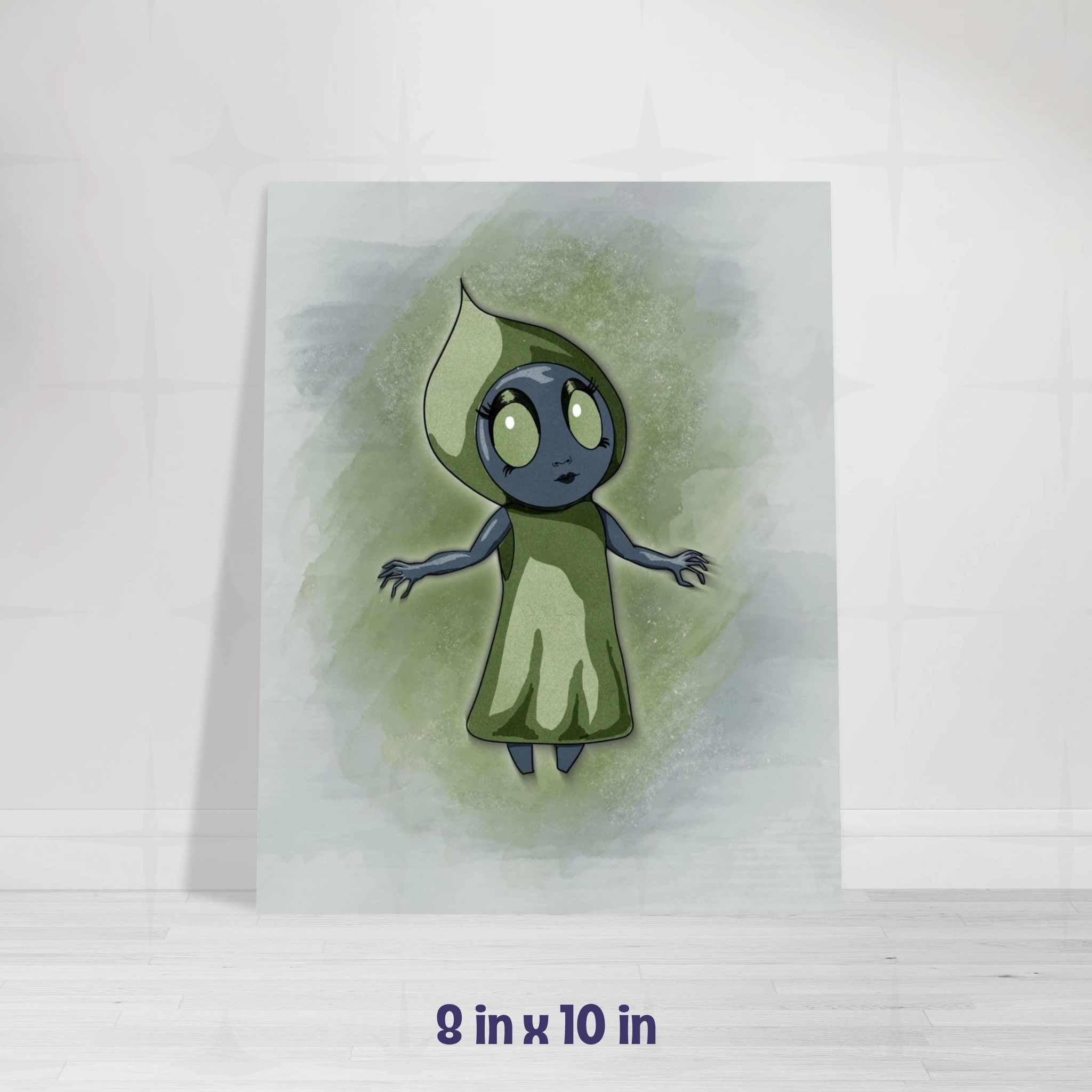 Little Flatwoods Monster Art Print