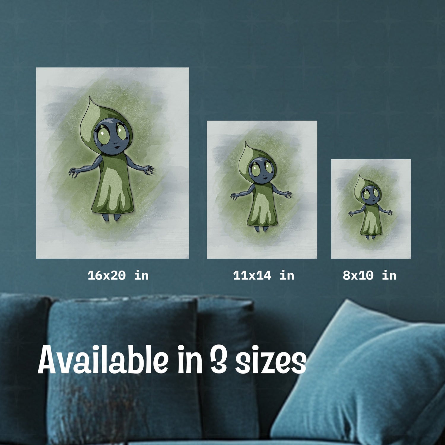 Little Flatwoods Monster Art Print