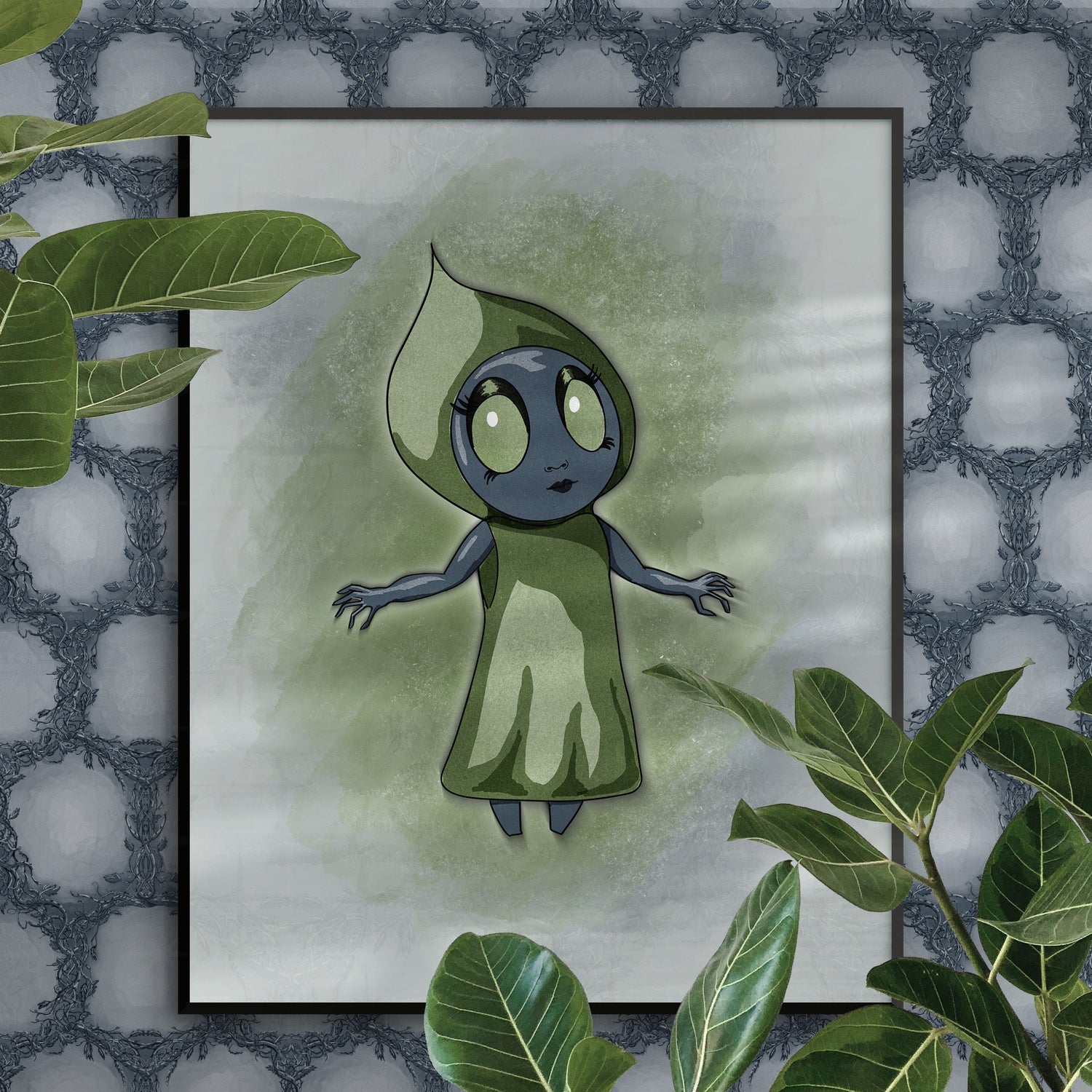 Little Flatwoods Monster Art Print