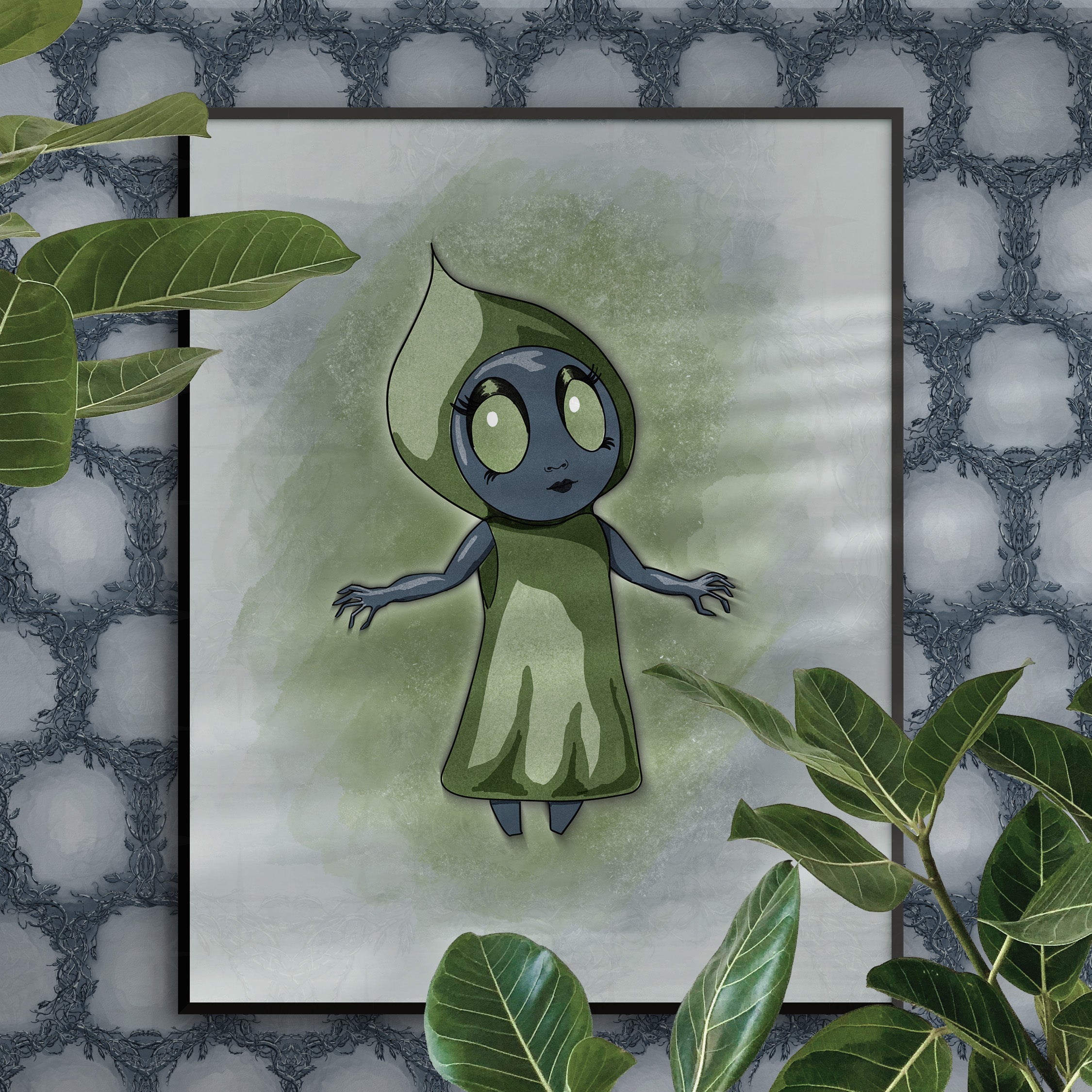 Little Flatwoods Monster Art Print
